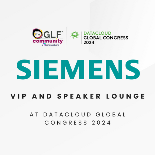 Siemens Announced as hosts of the VIP & Speaker lounge, in partnership with GLF at Datacloud Global Congress