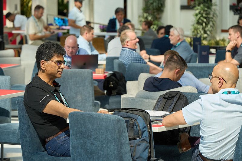 People meeting at ITW Global