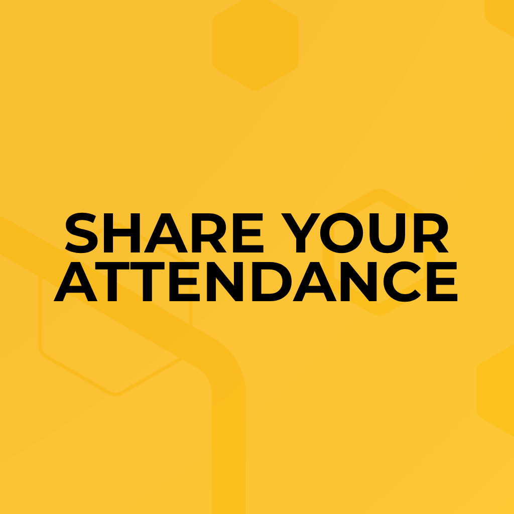Share your attendance