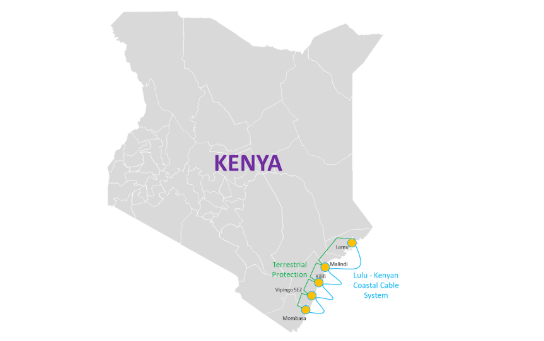 Kenya map
