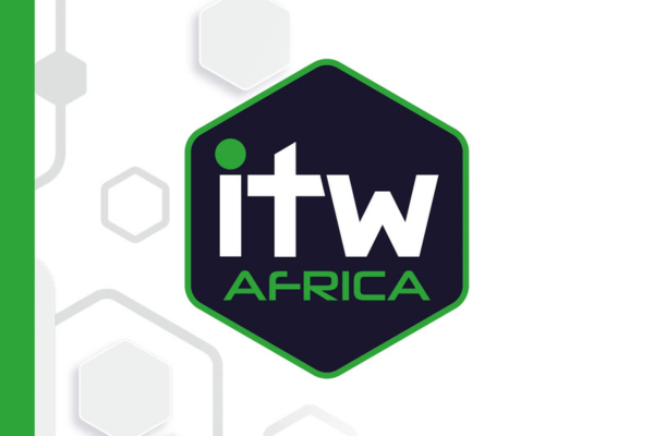 ITW Africa logo featuring white 