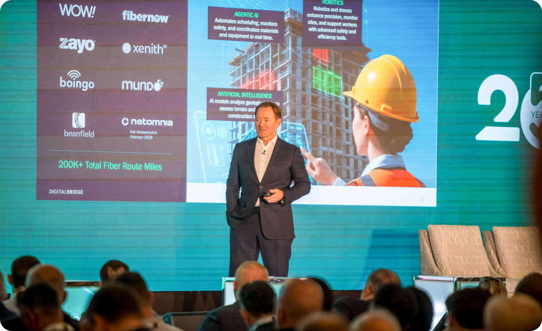 Marc Ganzi on stage at Metro Connect USA