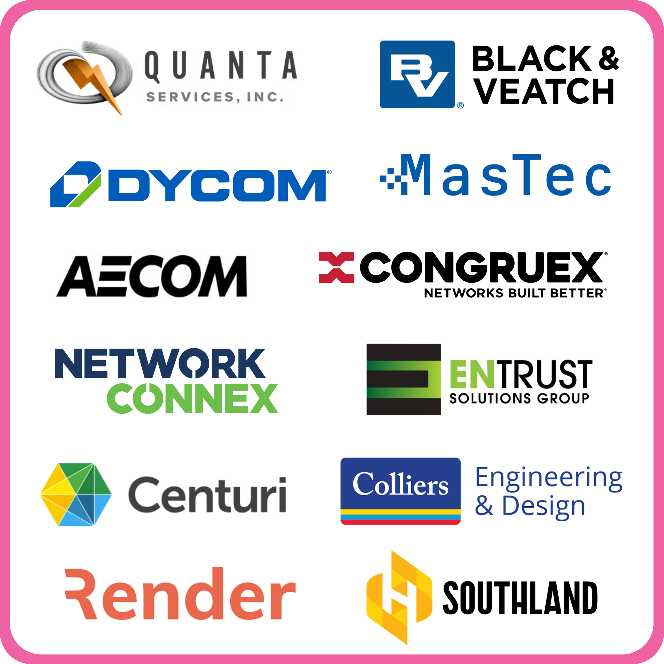Construction & Engineering companies attending Metro Connect USA