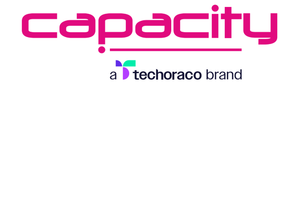 A corporate logo on a white background. The main word 