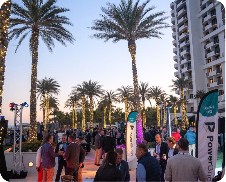 An image of the PowerBridge BBQ earlier this year at Metro Connect USA.