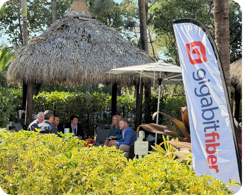 An image of our poolside cabanas at Metro Connect USA,