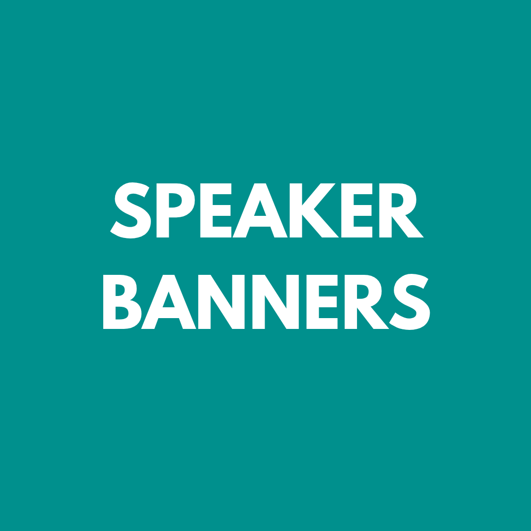 Speaker Banners