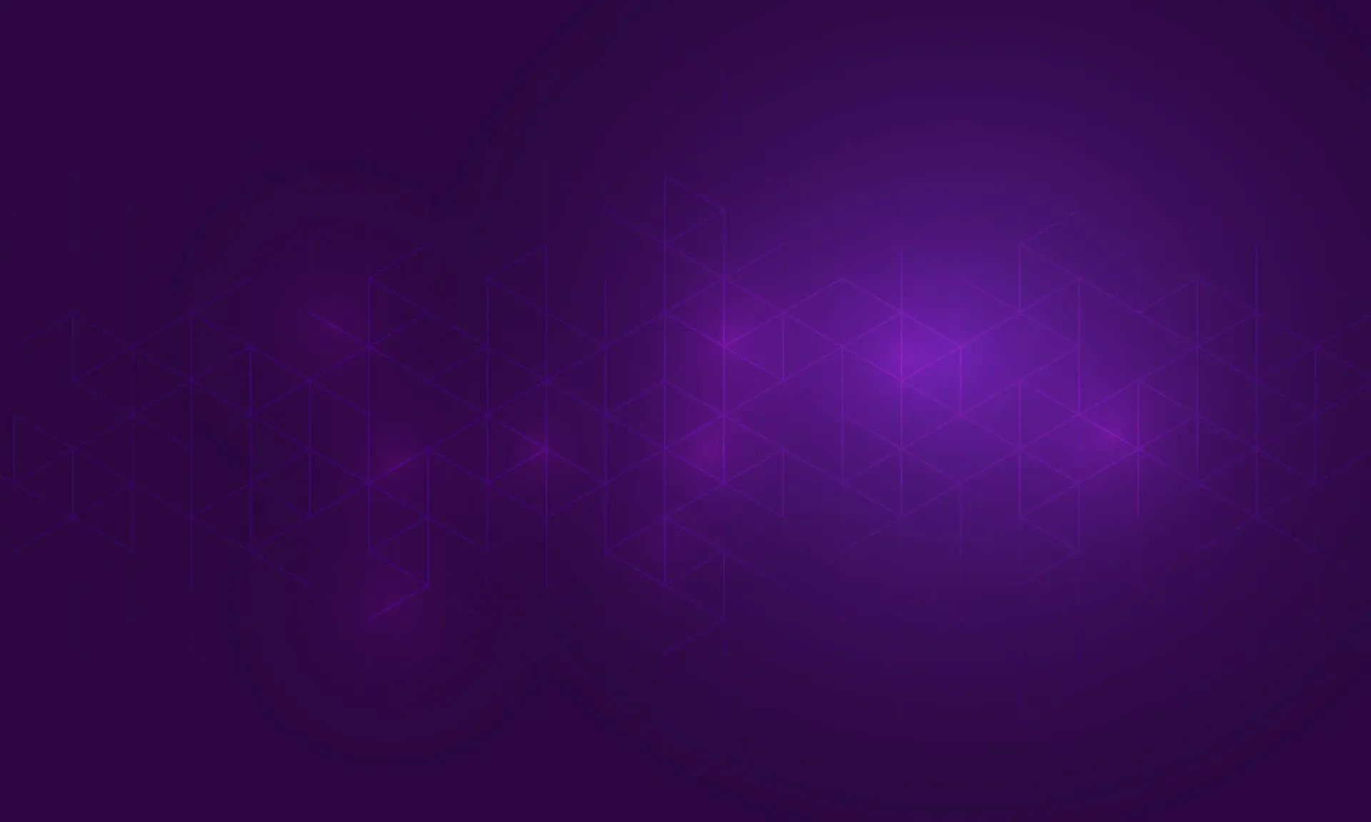 purple background with an outline of faint triangles