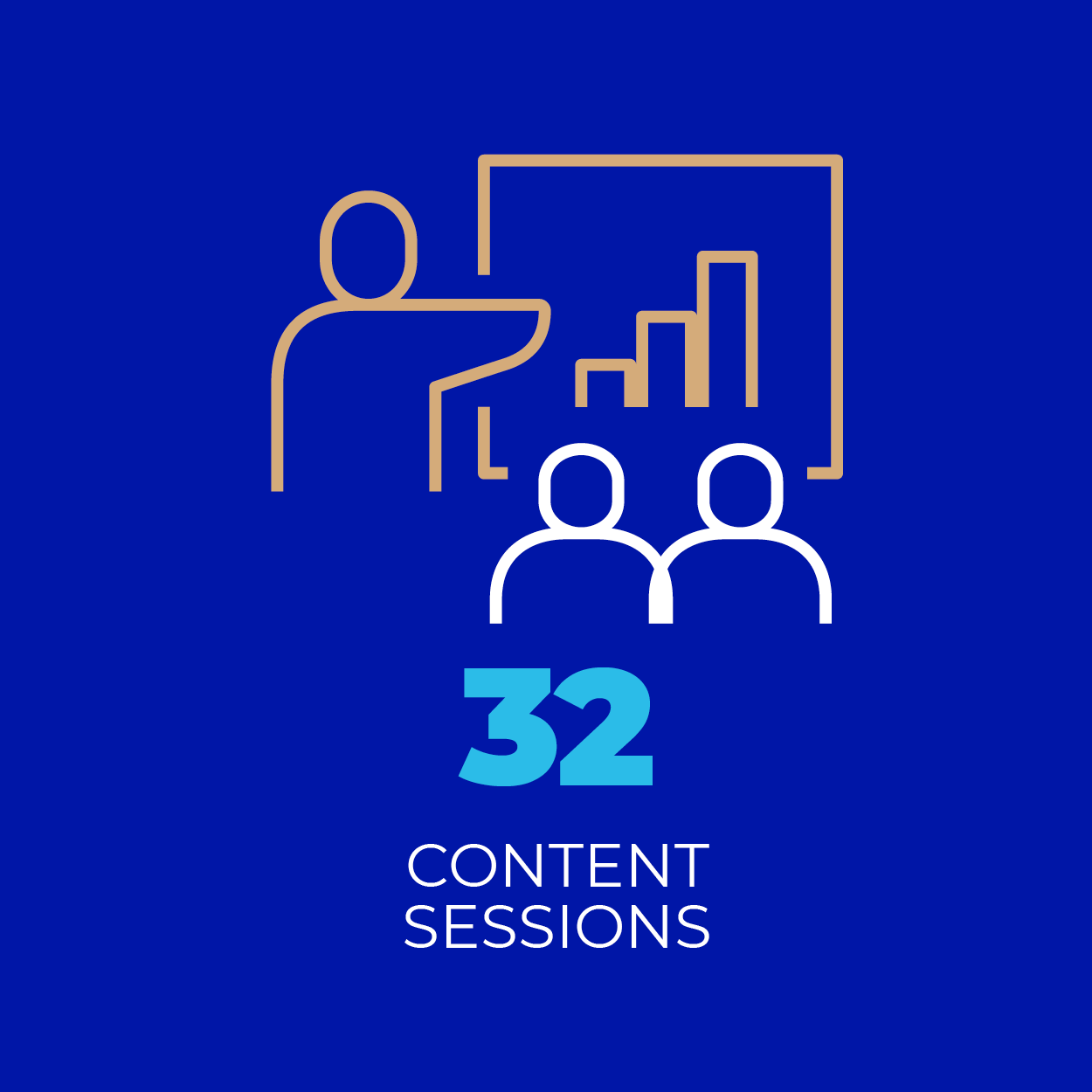 32 content sessions