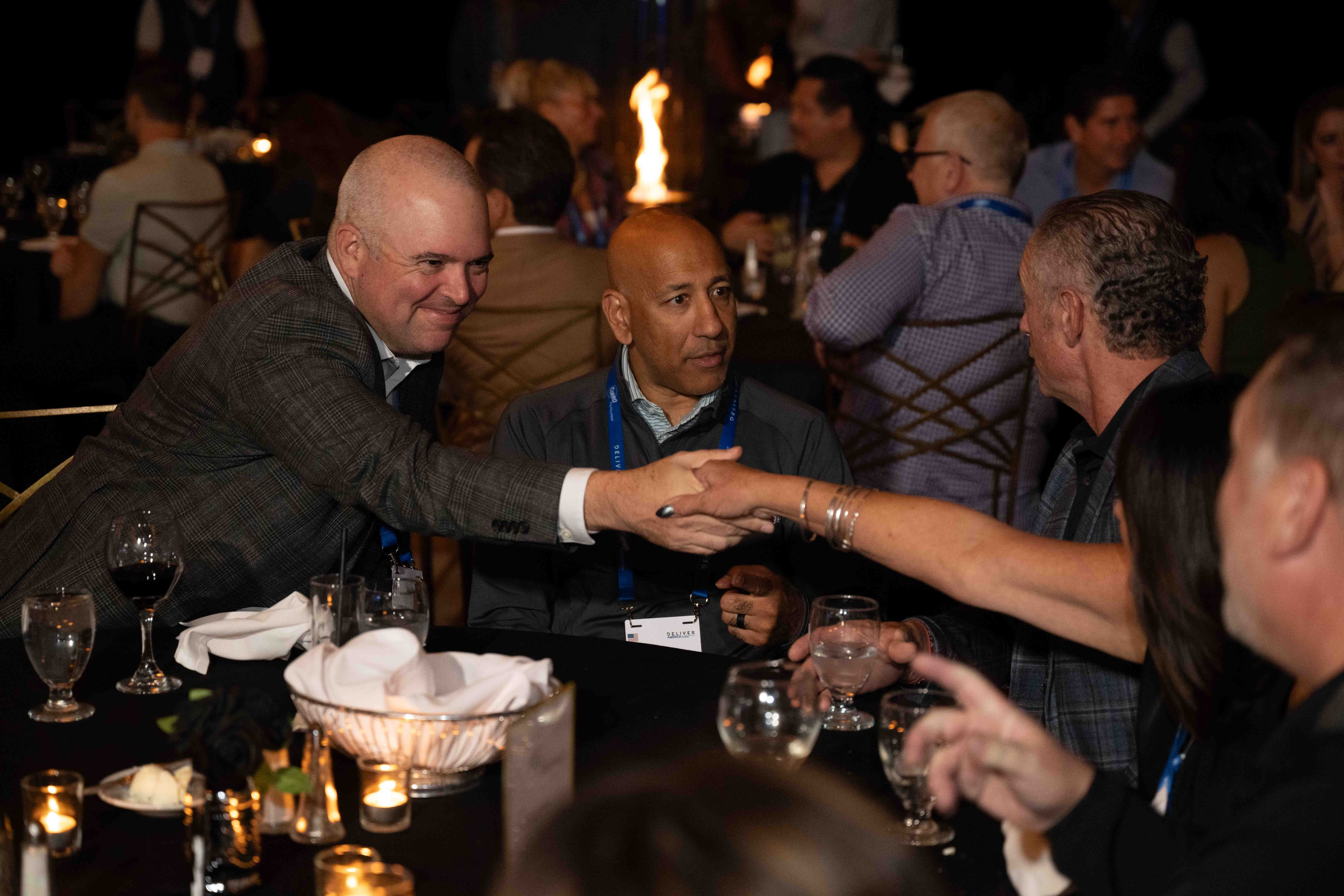 elite dinner at deliver america