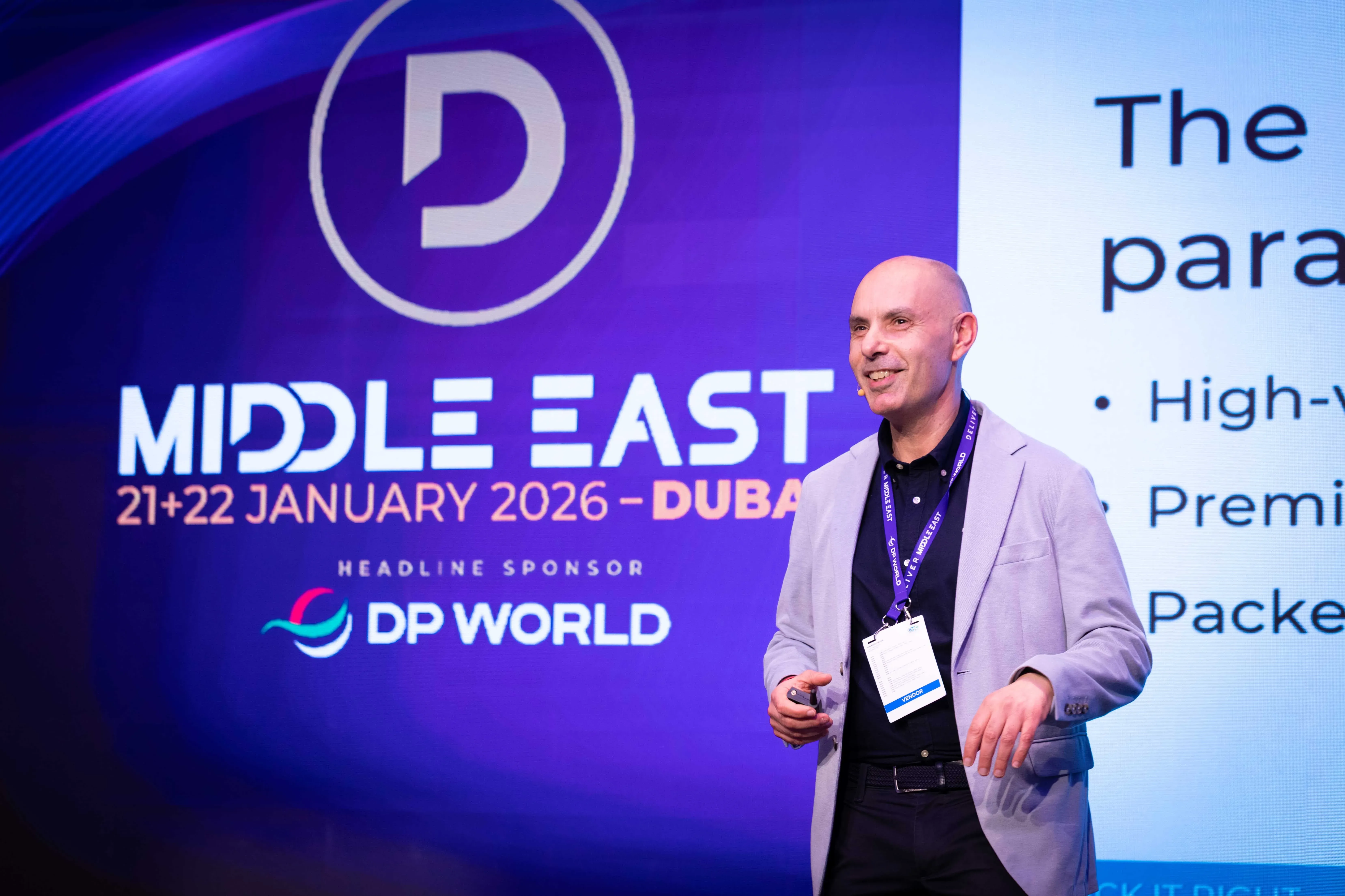 speaker at deliver middle east