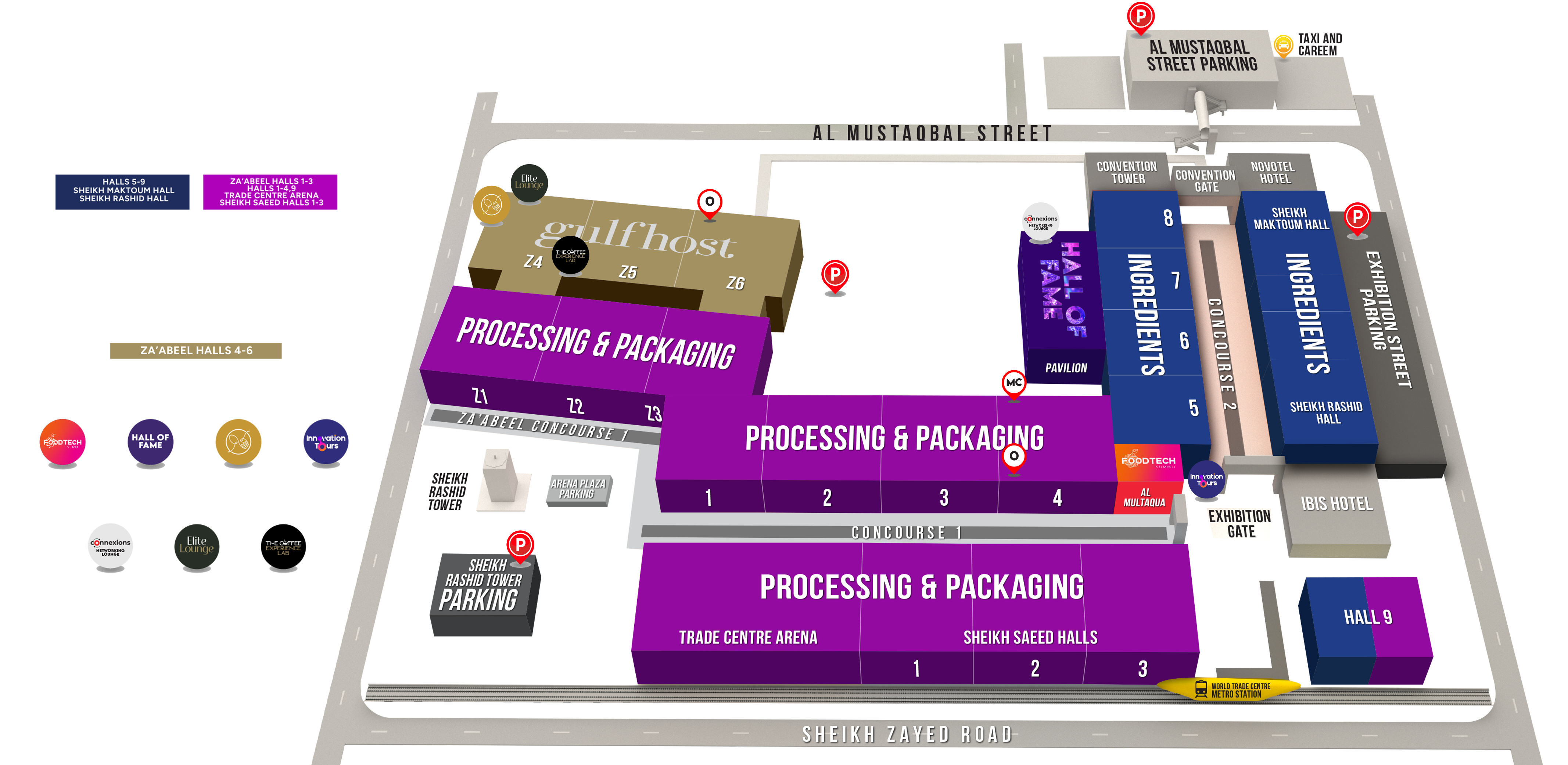 venue map gulfood manufacturing 2024