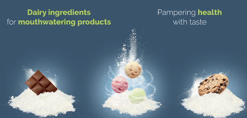 High value-added dairy ingredients! For taste while keeping health in mind!
