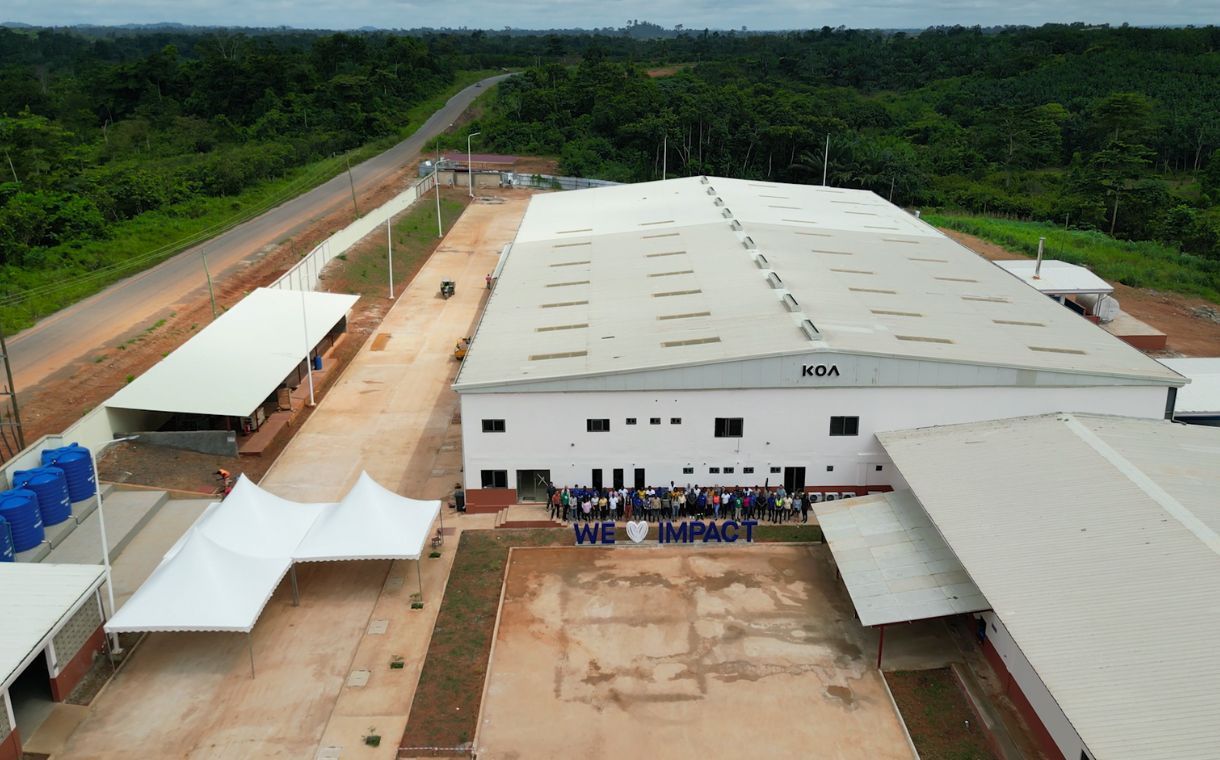 Koa inaugurates 'Africa's largest' cocoa fruit factory