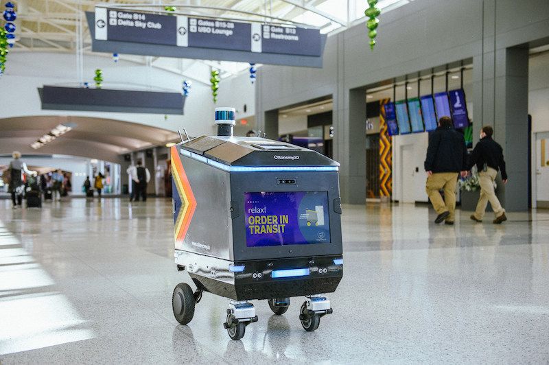 Ottonomy provides 'first' fully autonomous delivery robots for airport