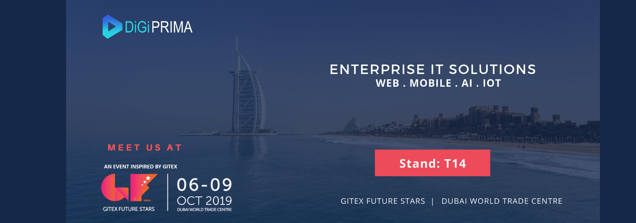 Meet DigiPrima Technologies in Dubai for GITEX Future Stars 2019