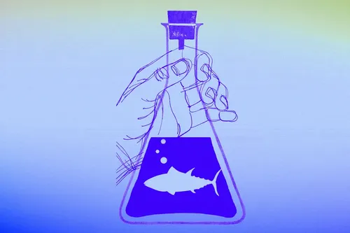 The first lab-grown seafood will be fancy