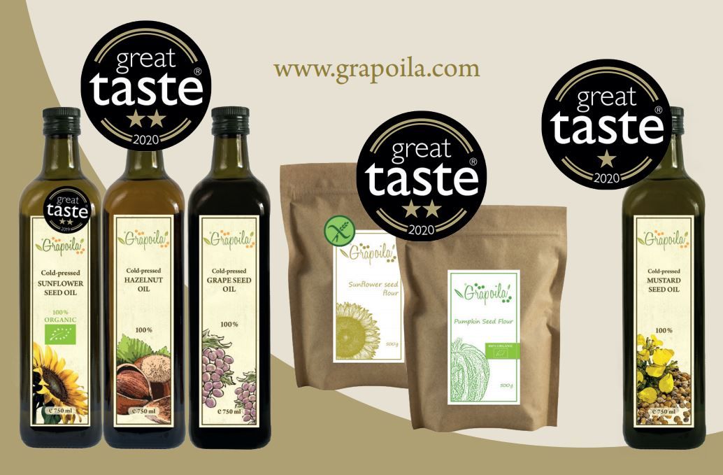 Winner of Hungary’s Most Stars at Great Taste Award 2020 – Grapoila present their award-winning products at Gulfood 2021