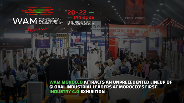 WAM Morocco attracts an unprecedented lineup of global industrial leaders, including SAP, Sumitomo Corporation and ENGIE debut at Morocco's first Industry 4.0 exhibition