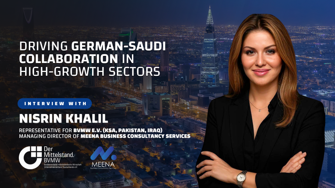 Interview with Nisrin Khalil, Managing Director, Meena Business Consultancy Services.