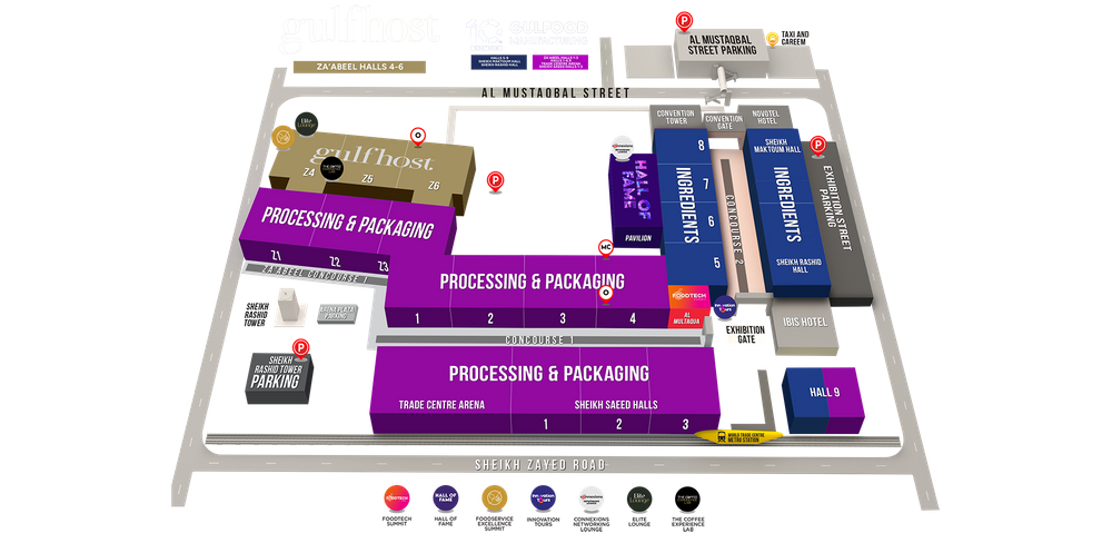 GulfHost Venue Map