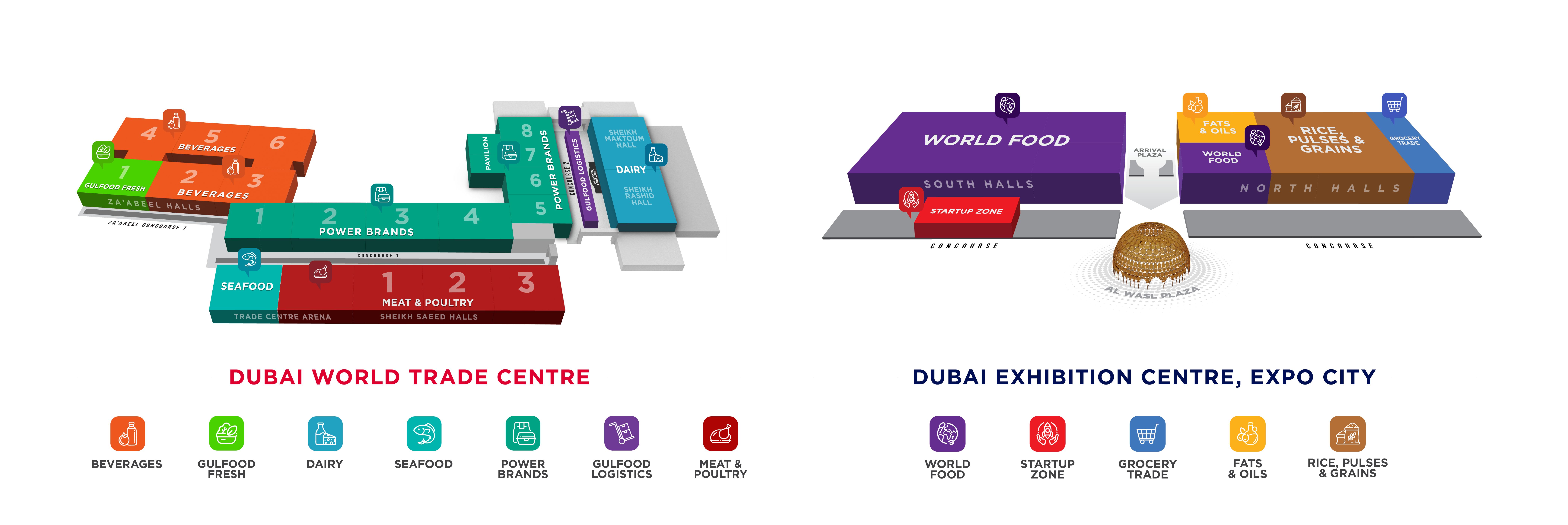 gulfood sector map