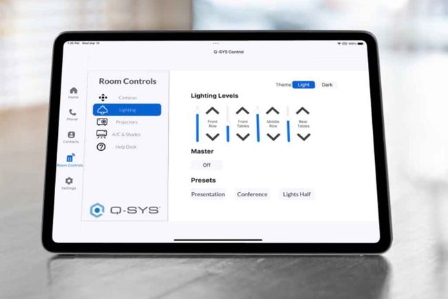 Q-SYS debuts Control for Zoom Rooms app