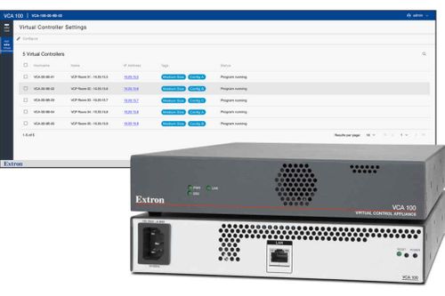 Extron Virtual Control can control 30 rooms from a one device