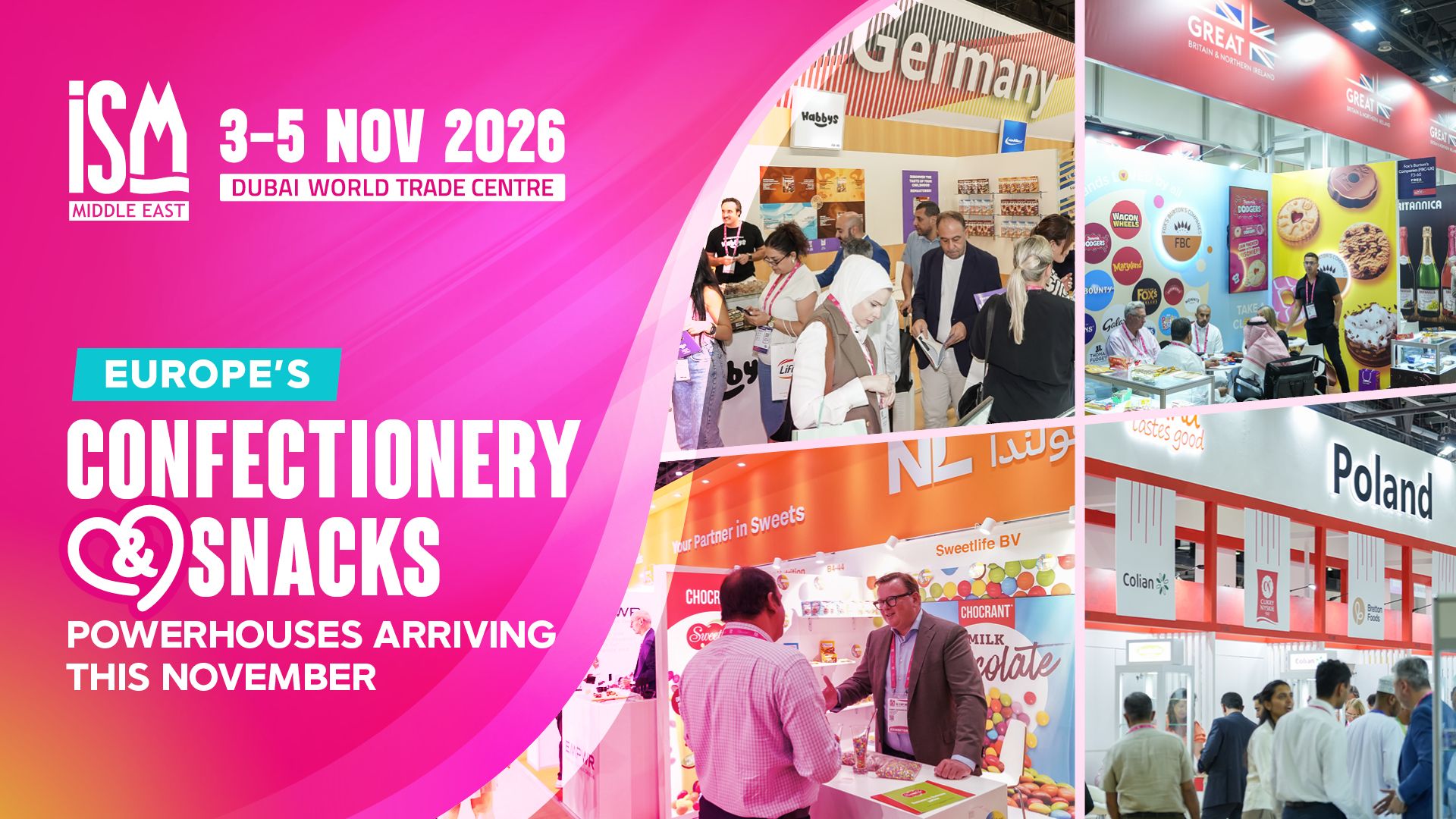 Source Europe’s Latest Confectionery & Snack Innovations at ISM Middle East 2026