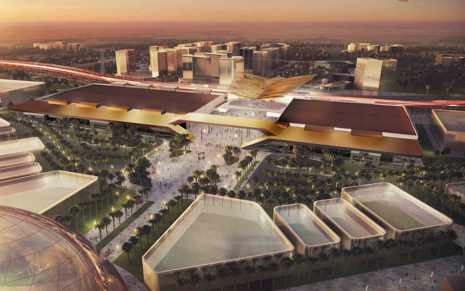 Exhibition Center aerial view