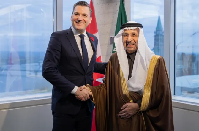 SAUDI ARABIA, CANADA EXPLORE WAYS TO ENHANCE COOPERATION IN TECHNOLOGY, INNOVATION