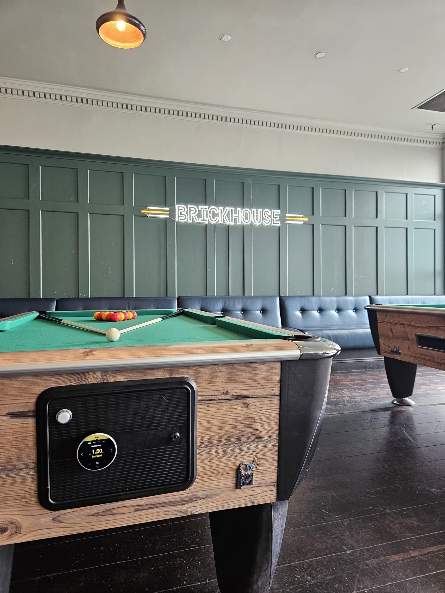 SAM Pool Tables - Contactless Payment