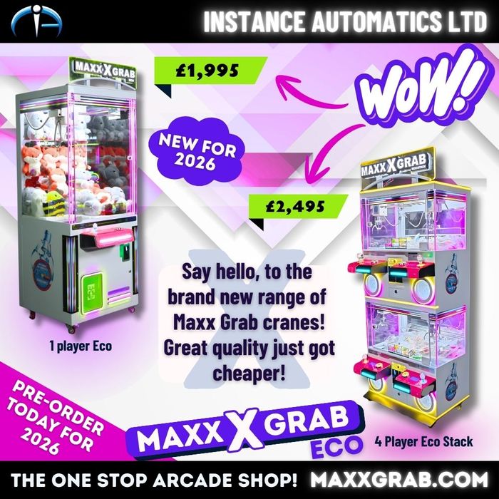 Maxx Grab Eco 1 Player Crane Grabber