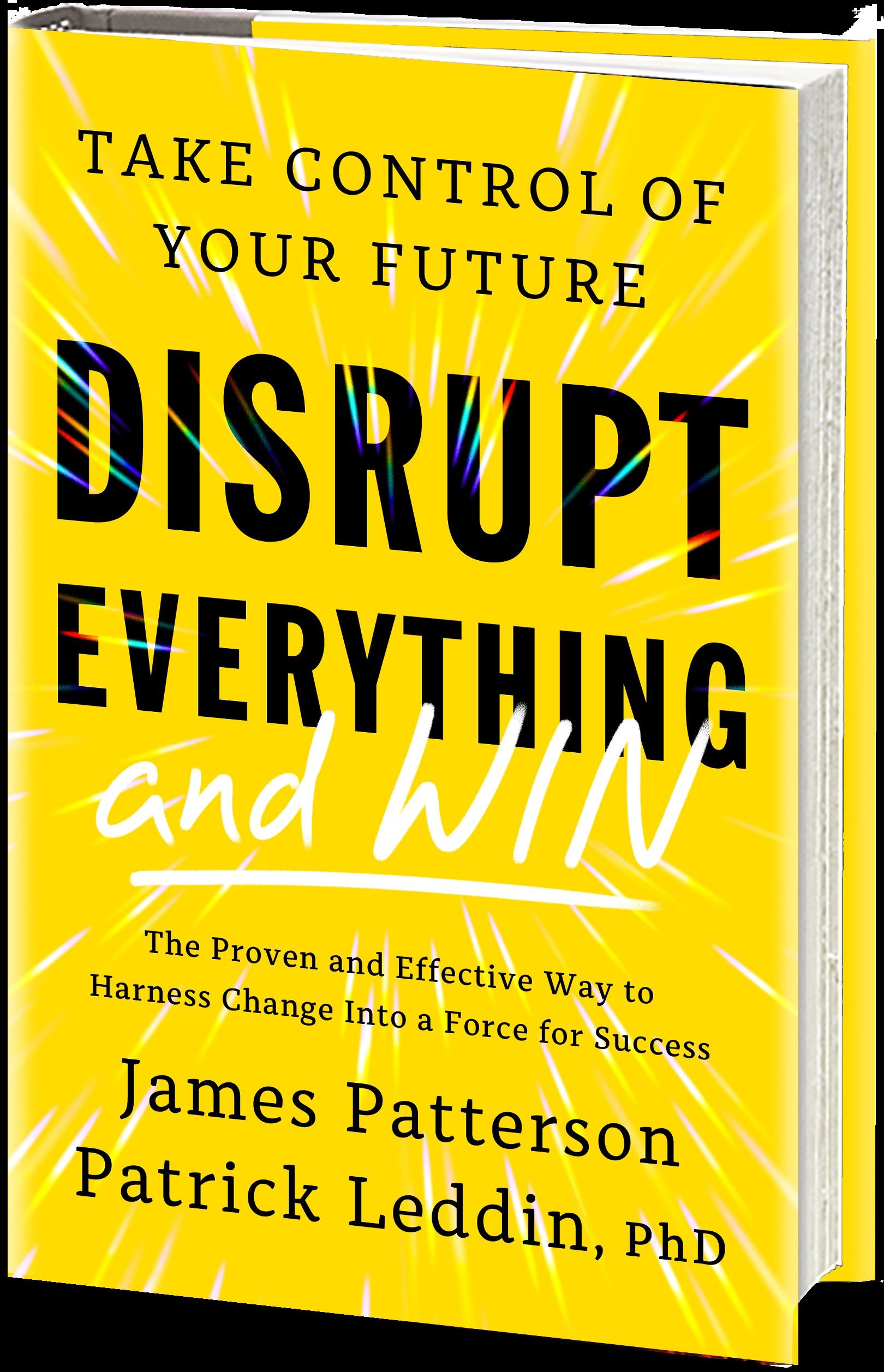 Disrupt everything and win book cover.