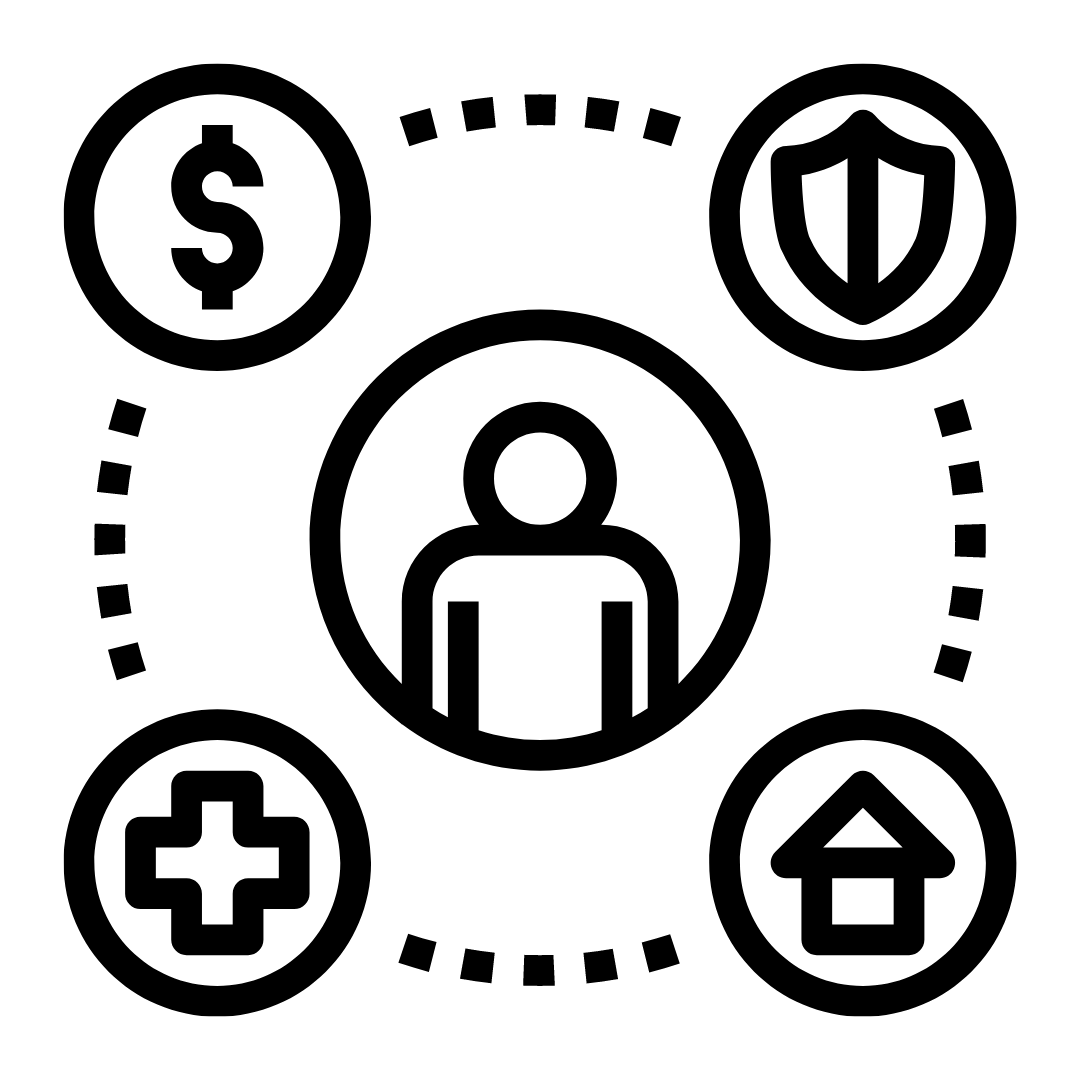 An icon illustrating benefits