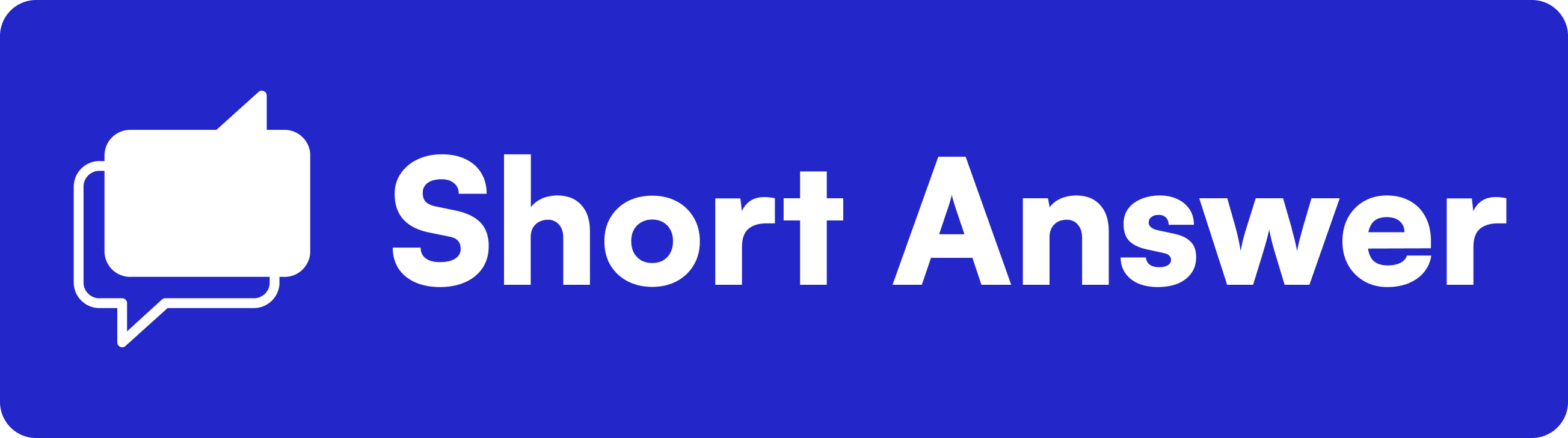 Short Answer Logo