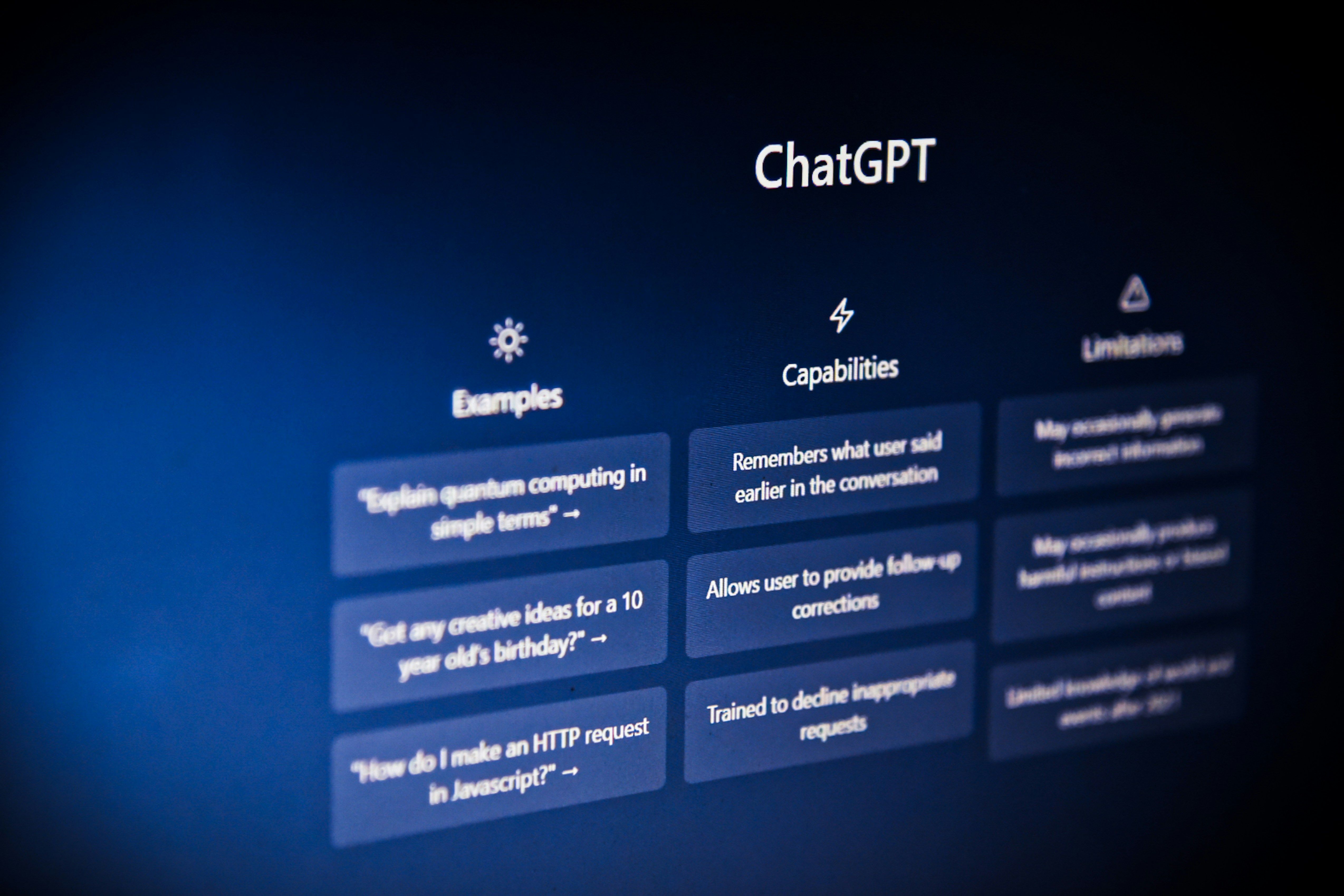 ChatGPT Screenshot