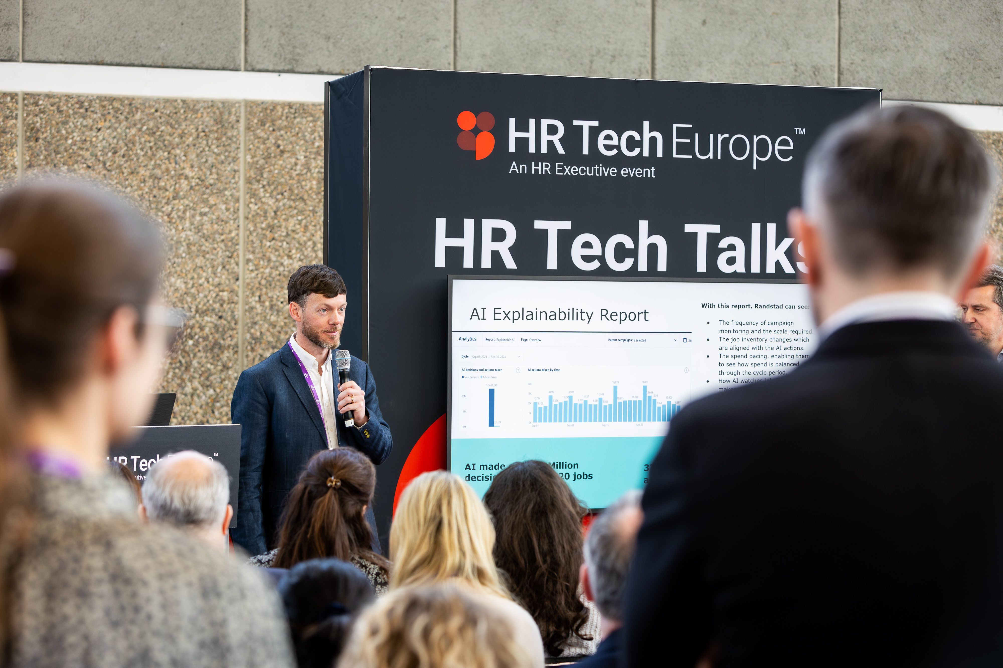 HR Tech Talk stage at HR Tech Europe 2026