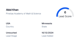 Lead Profiling