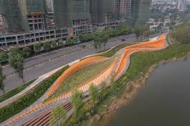 Martha Schwartz Partners - Zigong Dongxingsi Precinct CS - Residential Projects with construction value CityScapes