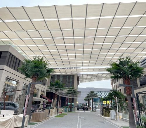 CABLE FOLDING SHADE SYSTEMS @ WEST WALK, DOHA - QATAR.