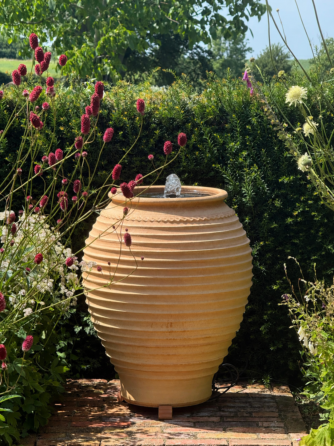 Kilned Earth Beehive terracotta pot