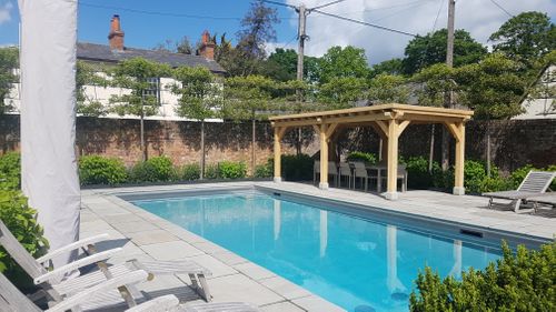Oak Frame KITS for the Landscape and architecture industry.