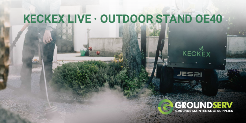 See KECKEX live: hot water and steam for sustainable outdoor maintenance