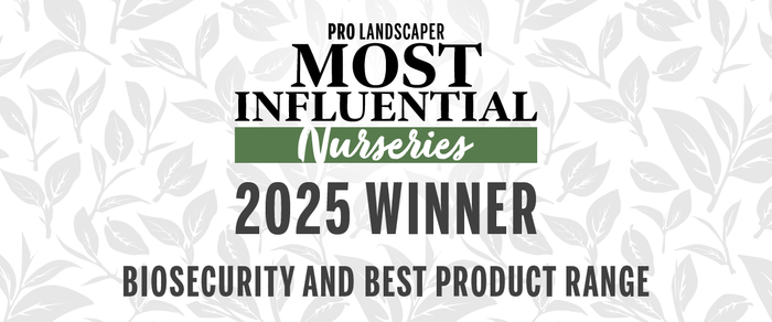 Provender Nurseries won Pro Landscaper ’s Most Influential Nurseries in two categories