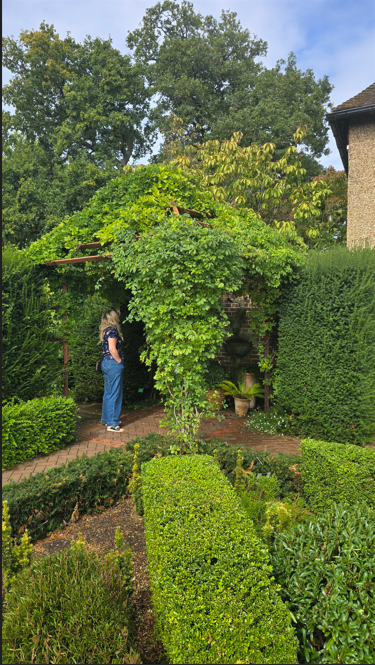 A Living Framework: Bespoke Steel Climbing Gazebo for the Walled Garden East, RHS Wisley