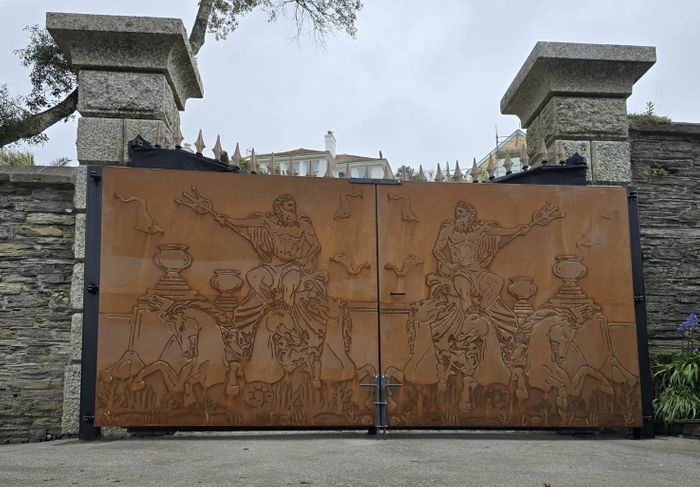 Handcrafted Neptune Estate Gates