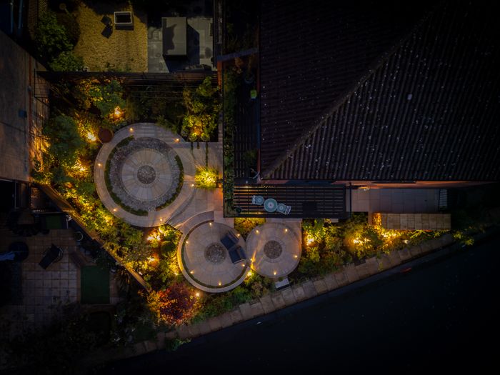 Riverside Garden lighting