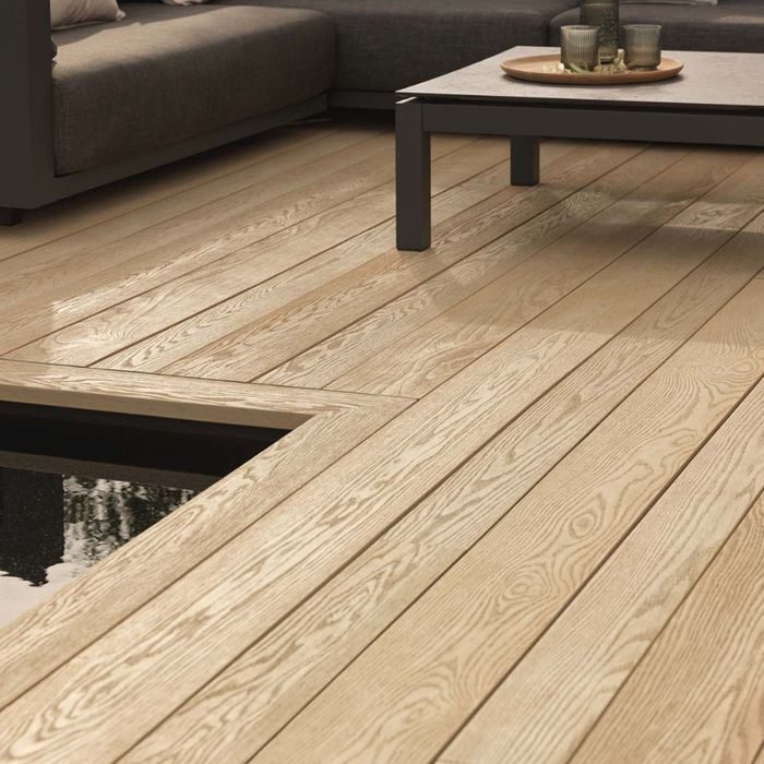 Millboard Enhanced Grain Ashwood Decking Boards
