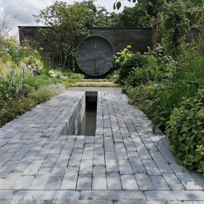 Blue Tumbled Asian Limestone Setts